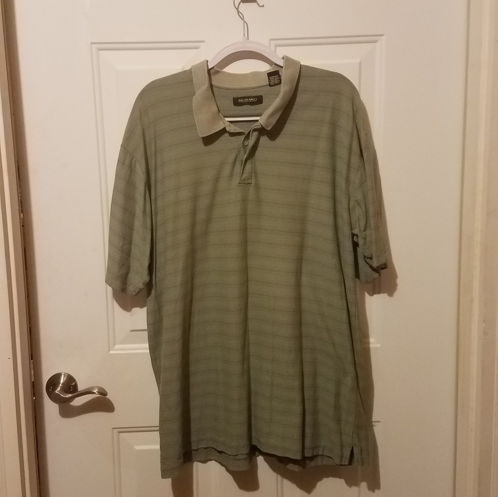 Murano XXL green polo